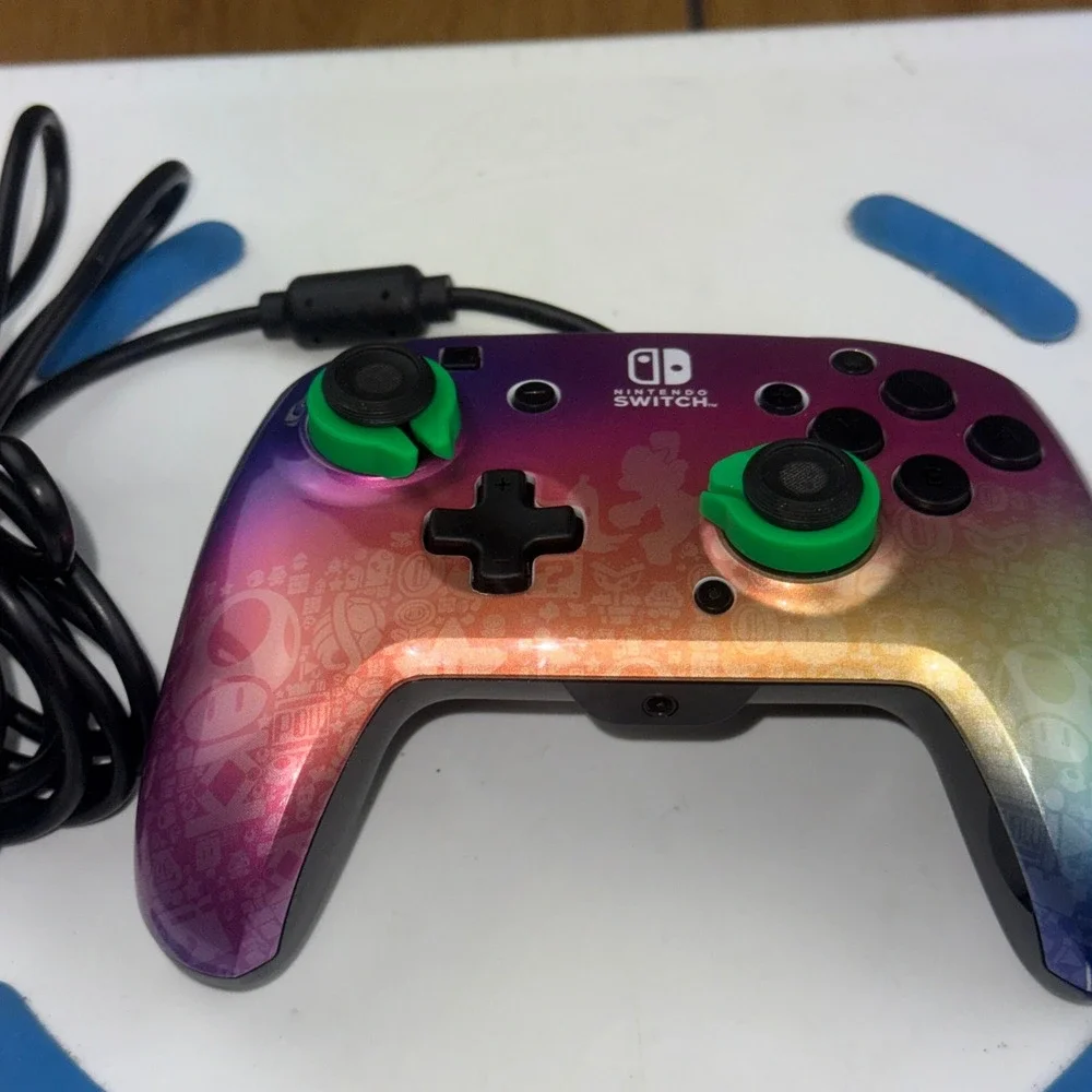 PDP REMATCH Wired Deluxe Controller Nintendo Switch Mario Dash Gradient 500-134
